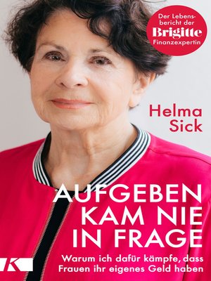 cover image of Aufgeben kam nie in Frage